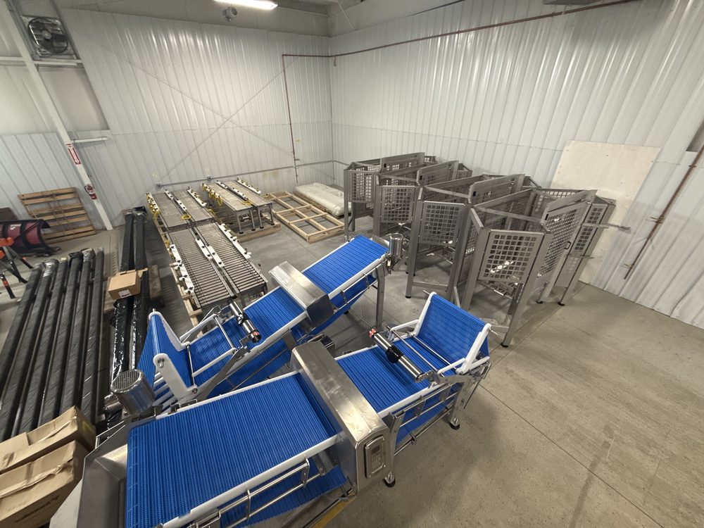 Automated Sanitary Case-Packing Cell